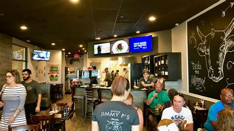 Jimmy p's - Closed daily 3:30pm - 5pm. Phone. 239-390-0301. Location. 25301 S Tamiami Trail, Bonita Springs, FL 34135. Email. info@jimmypsbutchershop.com. A Legacy of Perfection. A more casual atmosphere with an emphasis on exceptional service, Wagyu beef entrees, and shareable dishes.